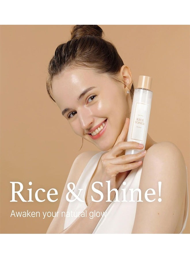 I'M FROM Miniatures of Rice Toner 150ml, Soothing Toner, Rice Extract Effective In Elasticity Care, Mild Face Toner For Soothe Your Skin, Prevent Water Loss, Eliminate Dead Skin Cells, For All Kinds of Skin  - Image 3