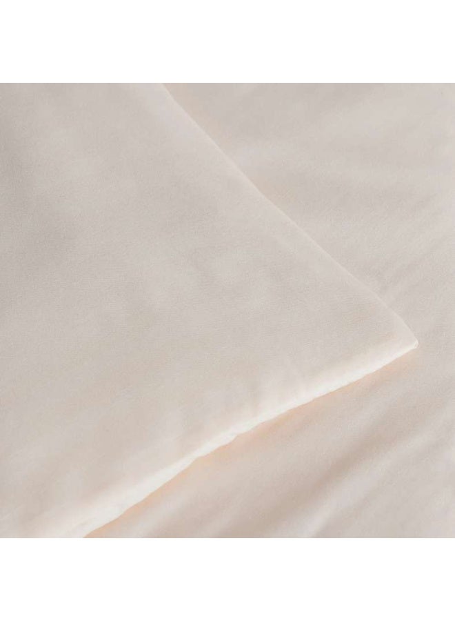 Pan Home Stria Microfiber Satin Stripe Comforter 150x220cm - Beige - Image 3