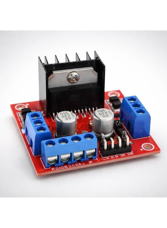 robotgcc Dual H Bridge Motor Driver Module for Arduino Robotics Smart Car DC Motor Control Board PWM Speed Regulation Forward Reverse Control High Current Motor Shield DIY Electronics IoT Projects STEM Learning - Image 5