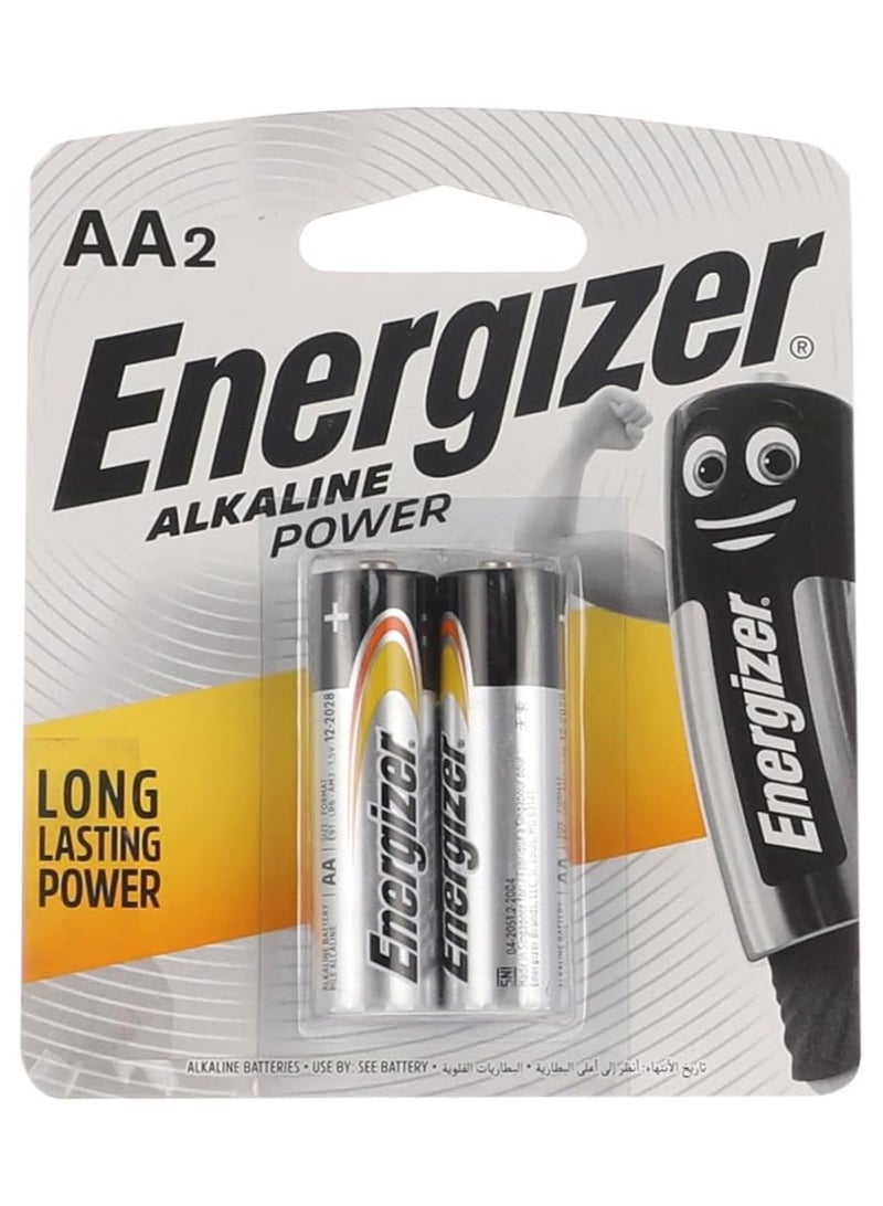 إنرجايزر بطارية  فائقة التحمل، مقاس AA،عبوة من 2 قطعه - Image 1