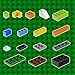 RWDTER 500 Piece Classic Building Bricks and 1 Green Baseplate Compatible with Lego and Other Major Brands Mixed Bricks Bulk Creative Building Toys Blocks Bulk for Kids Ages 6 Boys Color - Image 4