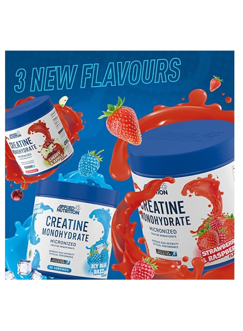 Applied Nutrition Creatine Monohydrate Micronized Powder 250g ICY Blue Razz - Image 5