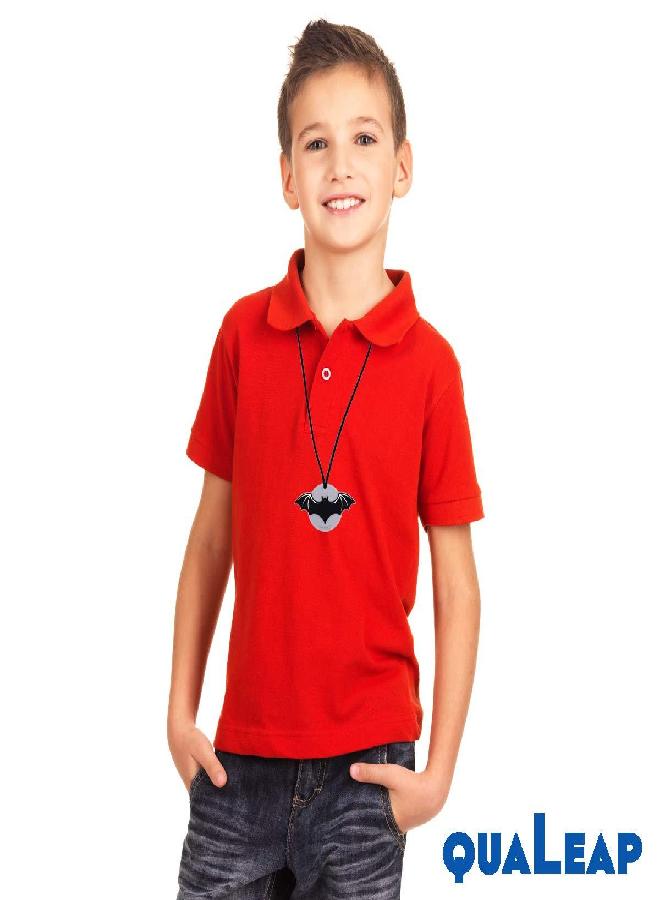 QUALEAP Bat-Man Chew Necklace for Kids, Boys or Girls - Sensory Oral Motor Aids Teether Toys for Autism, ADHD, Baby Nursing or Special Needs- Reduces Chewing Biting Fidgeting for Kids Adult Chewers - Image 4