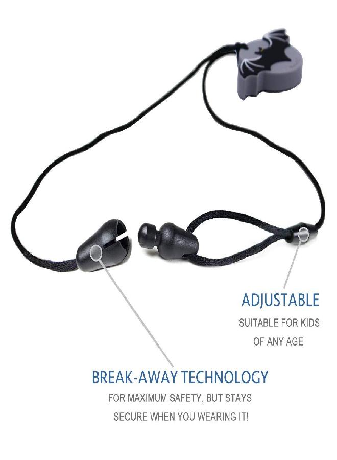 QUALEAP Bat-Man Chew Necklace for Kids, Boys or Girls - Sensory Oral Motor Aids Teether Toys for Autism, ADHD, Baby Nursing or Special Needs- Reduces Chewing Biting Fidgeting for Kids Adult Chewers - Image 3