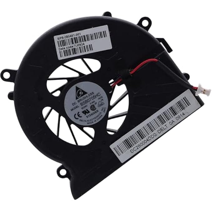 DEAL4GO CPU COOLING FAN 480481-001 488885-001 REPLACEMENT FOR HP DV7-1000 DV7-1100 DV7-1200 DV7-1400 DV7T-1000 DV7T-1100 - Image 1
