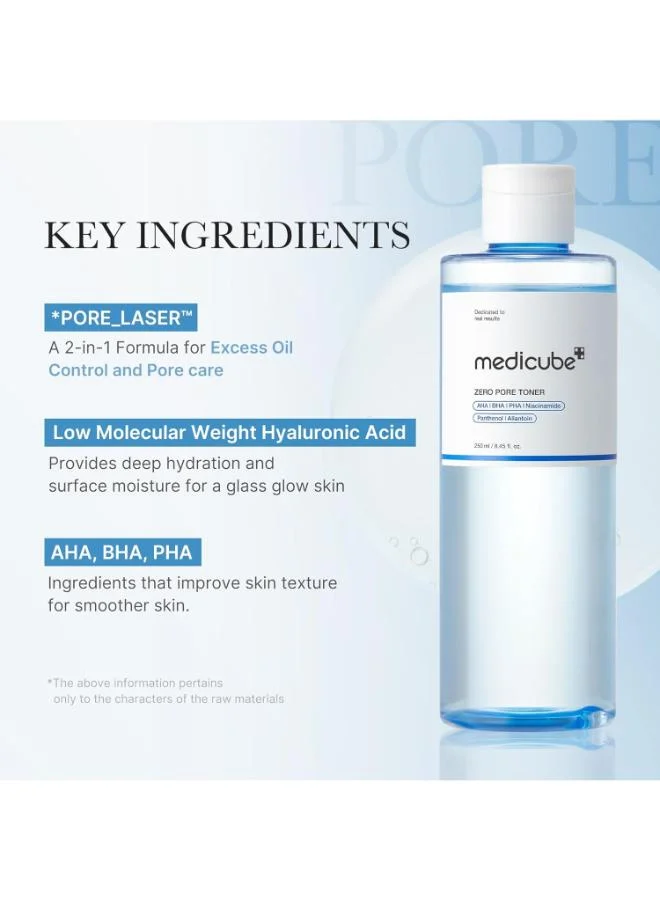 Medicube Medicube-Zero Pore Toner 250ml