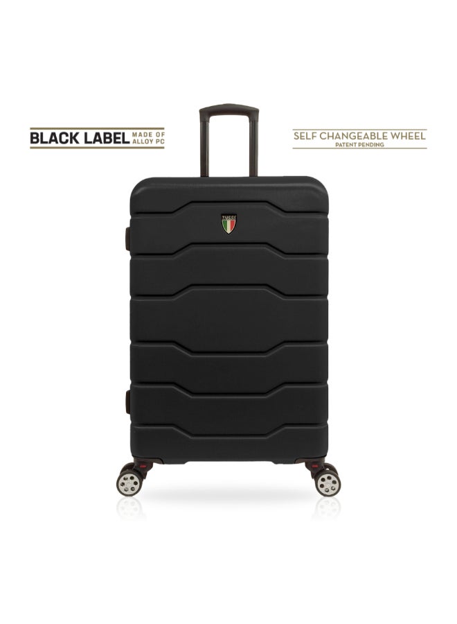 توتشي طقم حقائب سفر كامينو بغلاف صلب وعجلات دوارة 3 قطع أسود 84 x 35 x 55 سم T0126 BLACK - Image 2