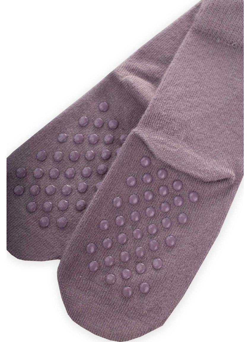 Cigit Bamboo Children's Socks with Abs Sole and Gray  - Image 3
