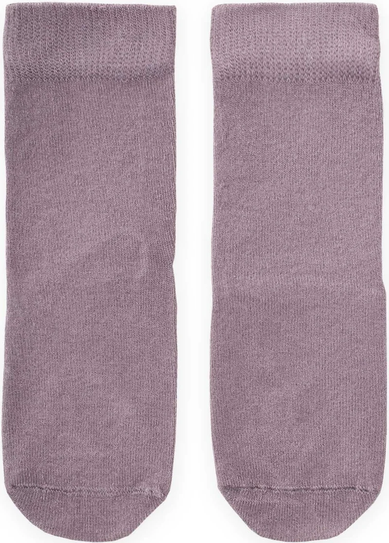 Cigit Bamboo Children's Socks with Abs Sole and Gray