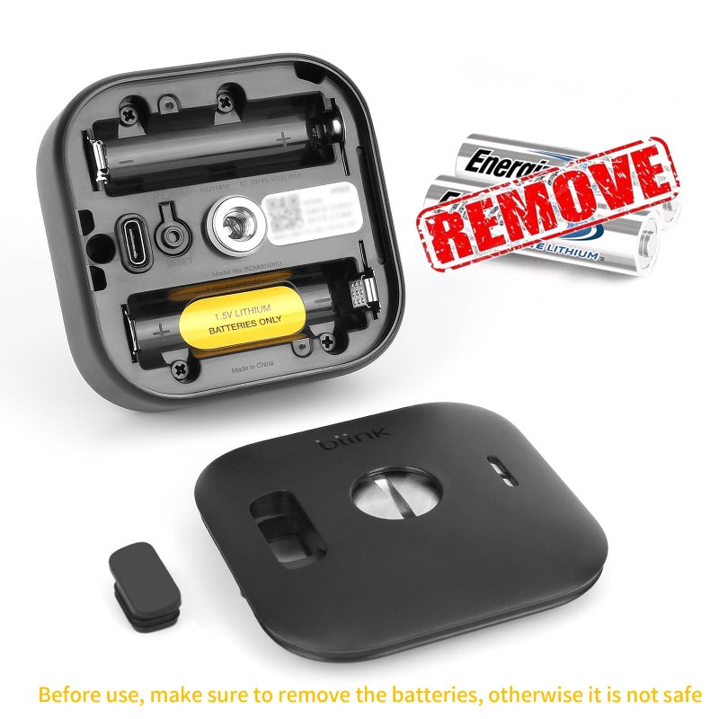 iTODOS 2Pack 10ft/3m Power Cord and Adapter for Blink Outdoor 4(4th Gen)/(3rd Gen)/Blink XT XT2 Camera,Weather Resistant Flat Charging Cable with Extra Type C to Micro USB Adapter - Image 5