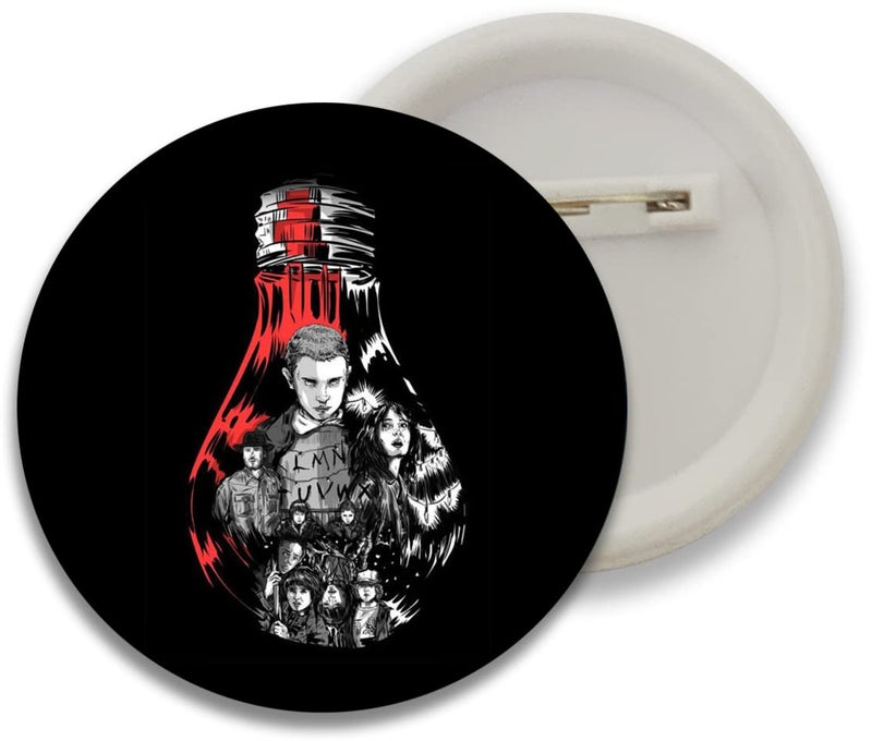 D2c أزرار دبابيس لسترانجر ثينغز - عبوة من 5، 58 مم (الاختلاف 1) - Image 3