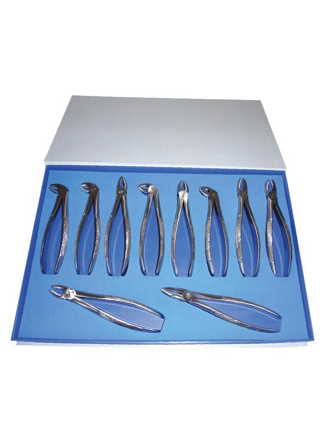 طقم ملقط خلع الأسنان للبالغين (عبوة من 10)