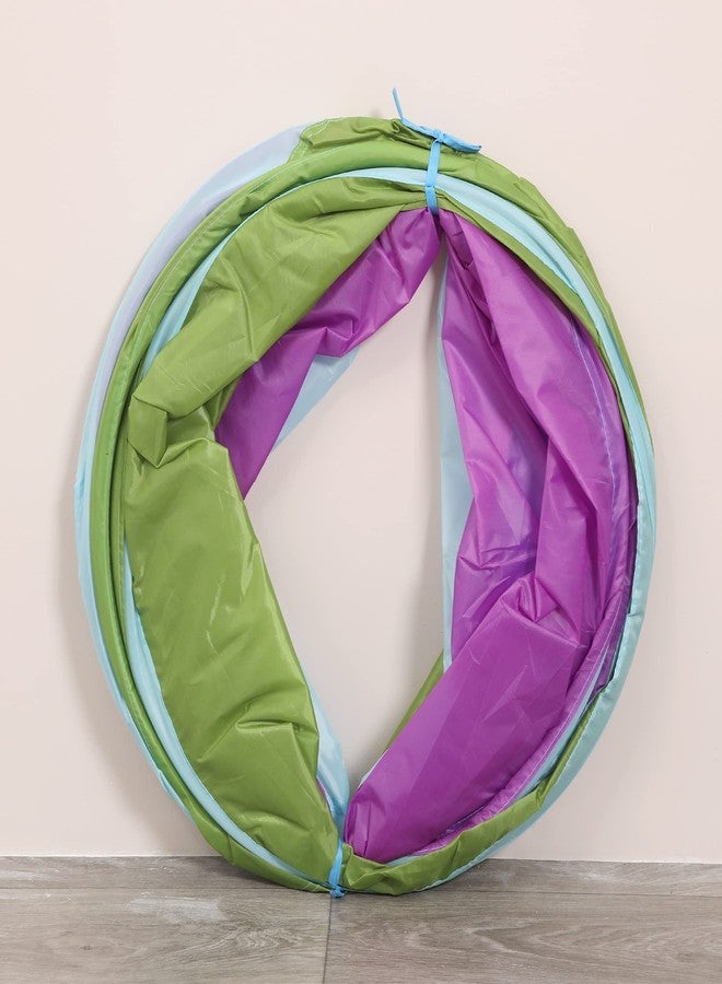 LimitlessFunN Crawling Kids Play Tunnel [ Pop Up Portable Rainbow Tunnel ] for Children, Toddlers, Boys & Girls, Pet, Dogs & Cats, Indoor & Outdoor Toys (Purple, Blue, Green) - Image 5