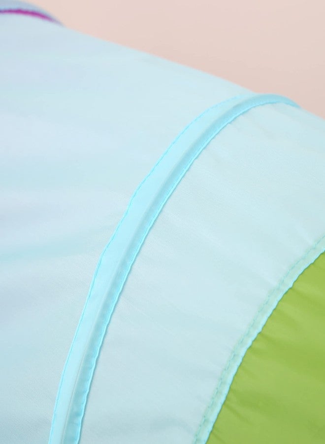 LimitlessFunN Crawling Kids Play Tunnel [ Pop Up Portable Rainbow Tunnel ] for Children, Toddlers, Boys & Girls, Pet, Dogs & Cats, Indoor & Outdoor Toys (Purple, Blue, Green) - Image 4