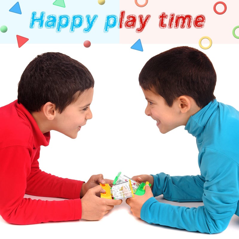 Gejoy 4 Pieces Water Games Handheld Easter Basket Stuffers for Kids Water Ring Toss Handheld Game Mini Retro Pastime Car Toys Fidget Autism Toys for Easter Children Boys Girls Birthday(Classic Style) - Image 4