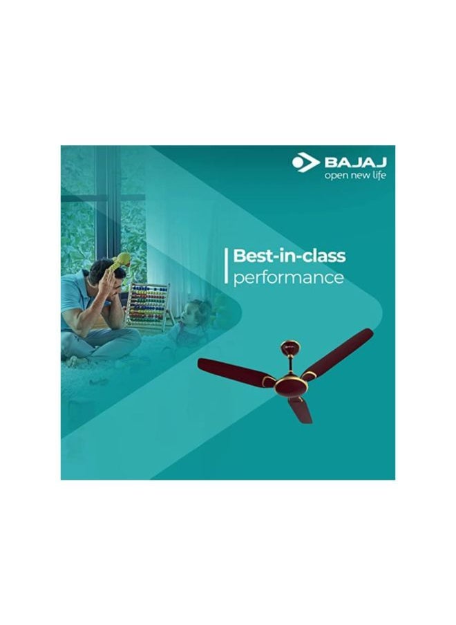 Bajaj Trendy Plus 73w Ceiling fan High speed Brown