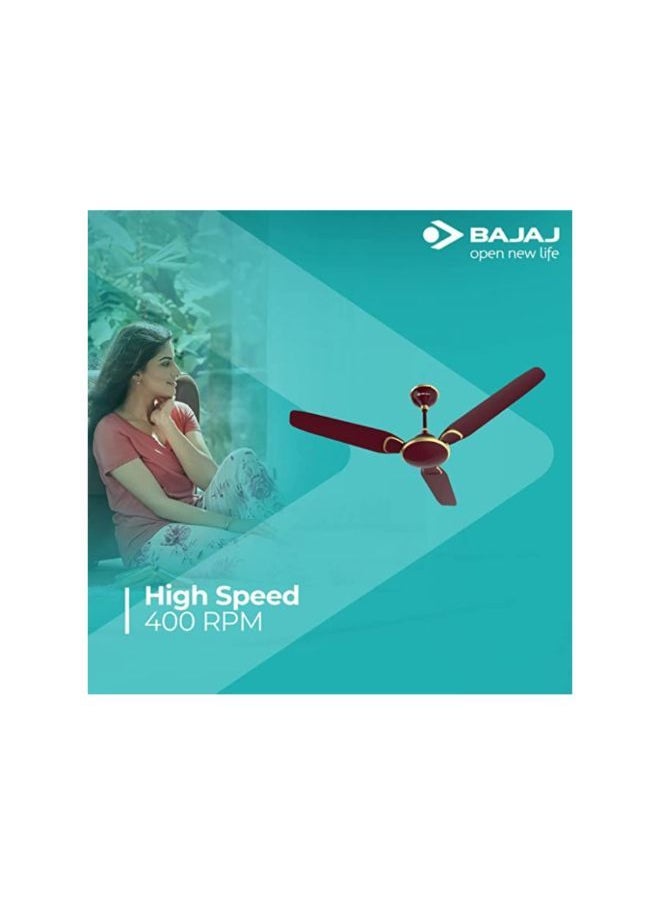 Bajaj Trendy Plus 73w Ceiling fan High speed Brown