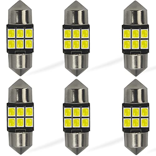 Yoper DE3021 DE3022 LED Light Bulbs for Interior Dome Map Door Courtesy License Plate White Canbus Error Free Festoon (28MM) - Image 1