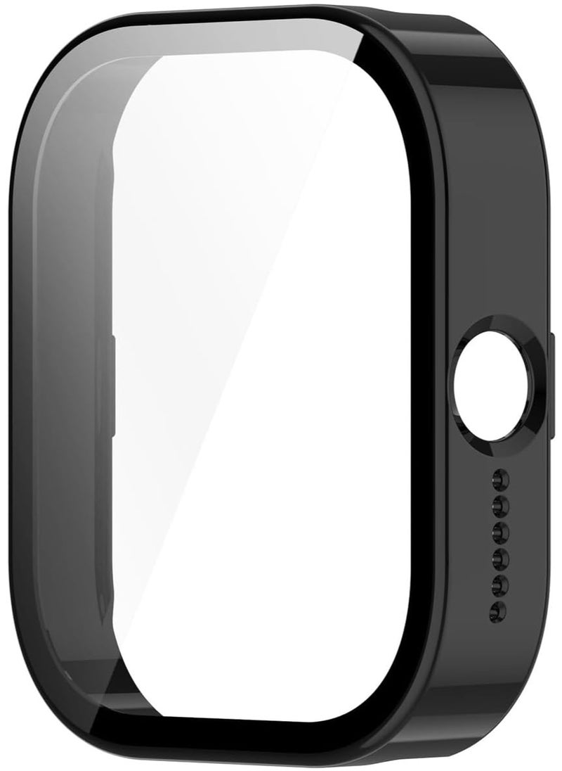 Generic Case PC Case with Screen Protector for CMF by Nothing Watch Pro D395 Case (Black)  - Image 4