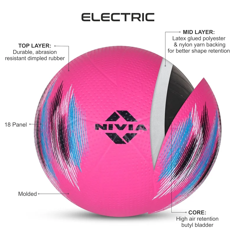 نيفيا Nivia Electric Volleyball - Size 4