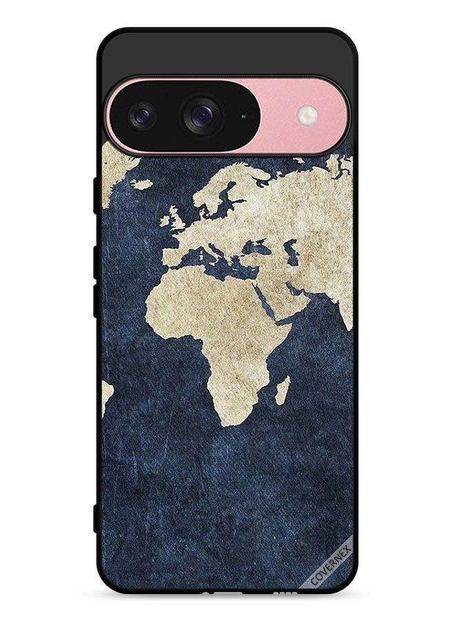 Covernex Google Pixel 9 Protective Case Cover Map On Jeans Pattern - Image 1