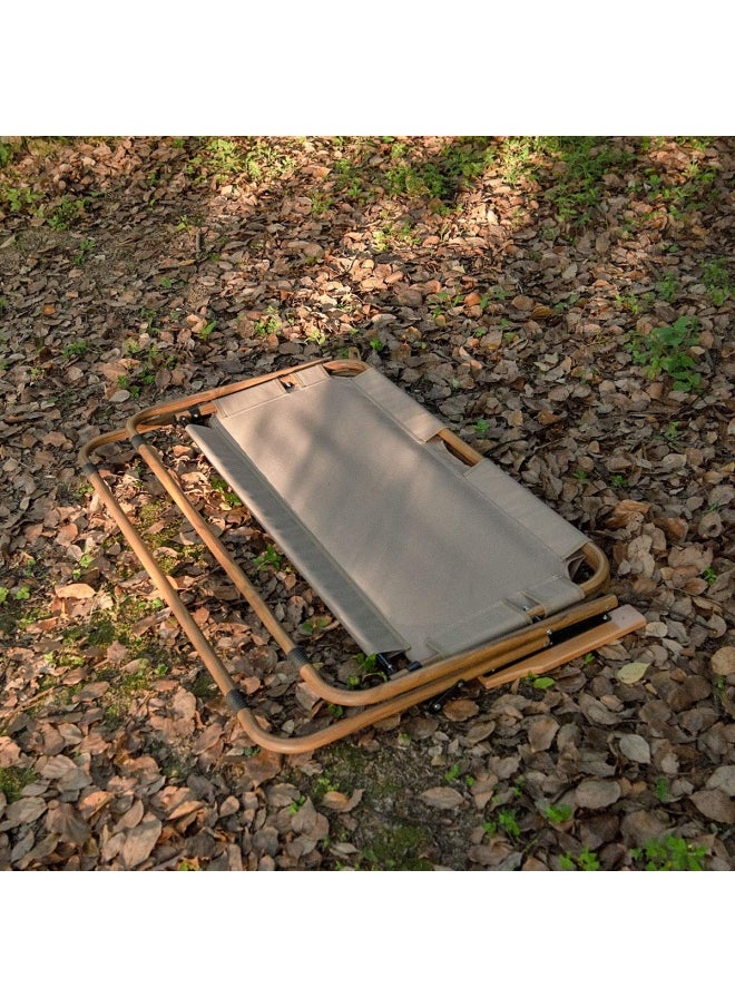 Naturehike Outdoor Folding Double Chair | Camping Chair | Khaki | Portable And Lightweight | Supports Up To 265 Lbs | Foldable Design For Easy Transport  - Image 4