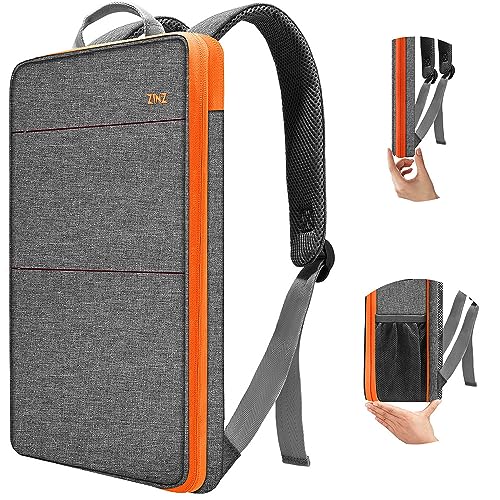 ZINZ Slim & Expandable Laptop Backpack Water Resistant Travel Backpack Compatible with MacBook Air/Pro 13-14 inch XPS 13 Surface 13.5" and Most 13-14 inch NoteBooks,G01OG01 - Image 1