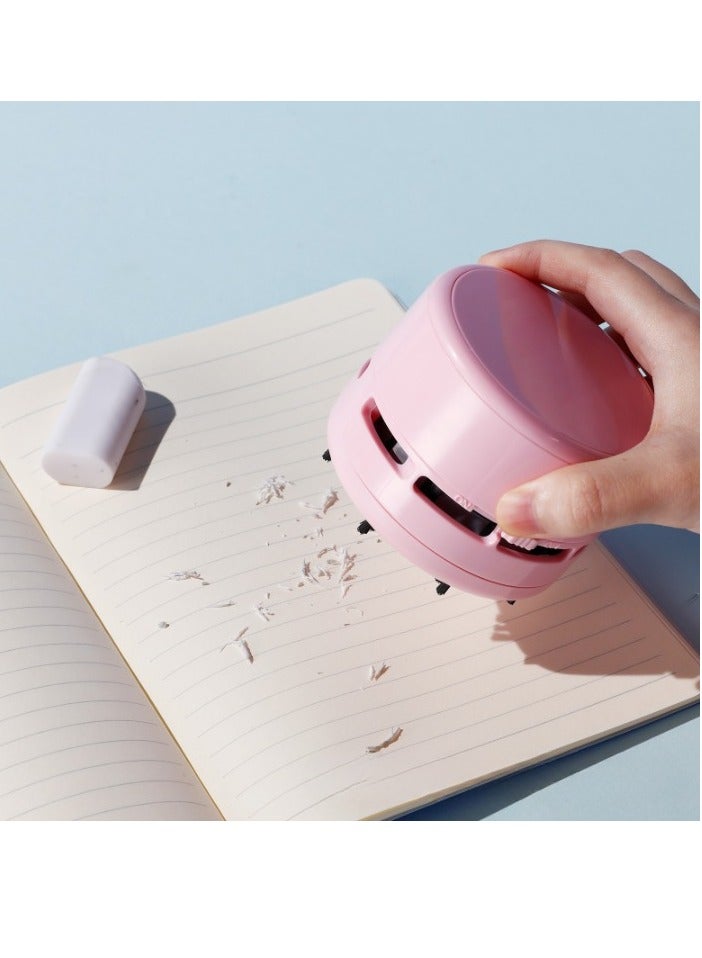 tenwin Mini Vacuum Cleaner, Portable Desktop Cordless Sweeper, Low Noise Durable Table Cleaner, Easy To Use Lightweight Dust Sweeper For Home Office, (1pc, Black) - Image 2