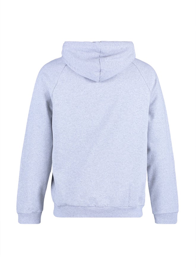 trendyol Grey Regular/Normal Cut Hooded Fleece/Warm Sweatshirt - Image 5