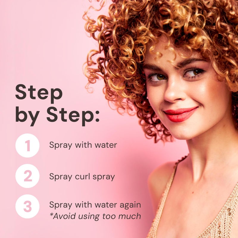 MILANO COLLECTION Curl Activator Spray - Curl Refresher for Wigs, Hair Pieces & Extensions, Curl Enhancer & Moisturizer - Image 2