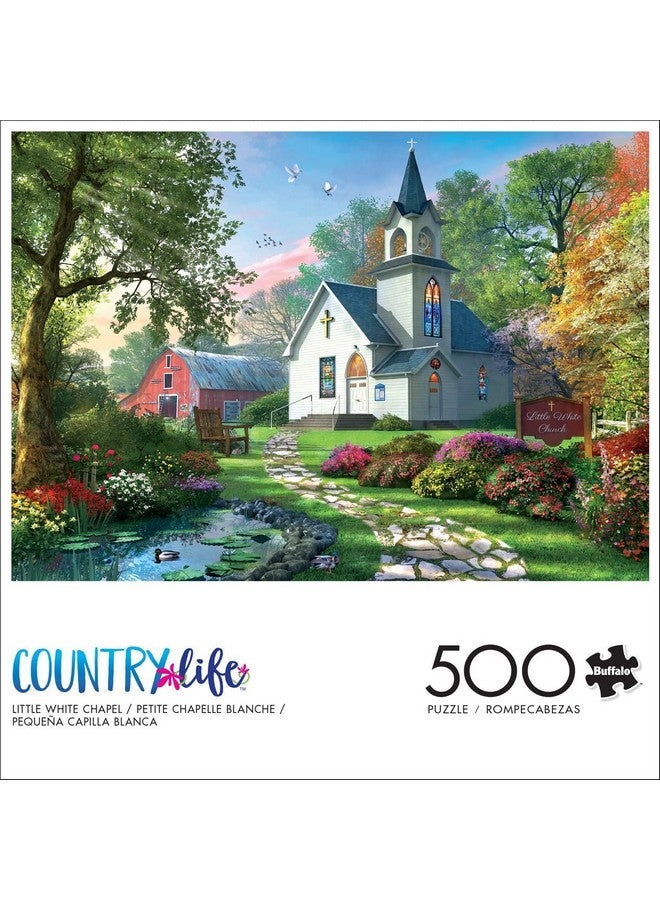 Buffalo Games - Dominic Davison - Little White Chapel - 500 Piece Jigsaw Puzzle for Adults -Challenging Puzzle Perfect for Game Nights - Finished Size is 21.25 x 15.00 - Image 3