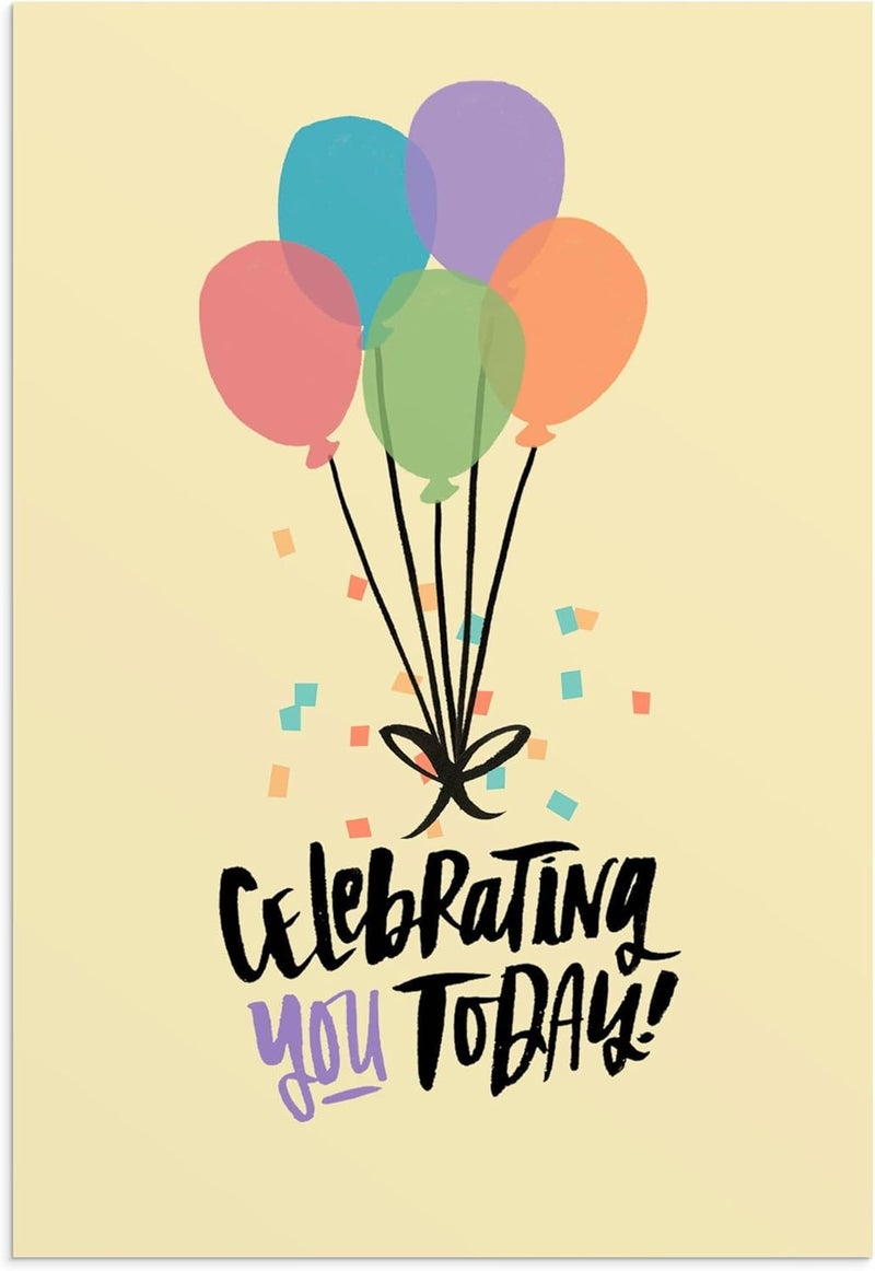 DaySpring  Katygirl Designs  Celebrating You Today  4 Design Assortment with Scripture  12 Boxed Birthday Cards  Envelopes J7442 - Image 3