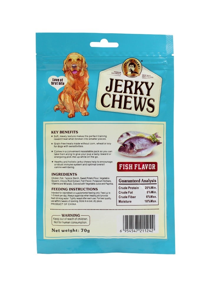 Generic Charlie Jerky Chews Chicken & Fish Treats, Puppy and Dogs Treats (2 x 70grams)  - Image 3
