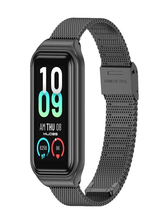 MIJOBS Metal Replacement Strap for Amazfit Band 7 - Compatible with Amazfit 7 Fitness Tracker - Image 1