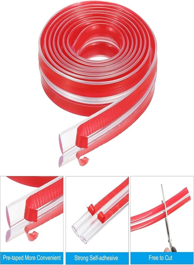 سيميكسيسن شريط حماية حواف سيليكون من سيمكسن | حماية زوايا الأطفال من الحواف الحادة | واقي لاصق للطاولات والأثاث والجدران | مثالي للاستخدام المنزلي، وغرف الأطفال، والمكاتب (2 متر) - Image 2