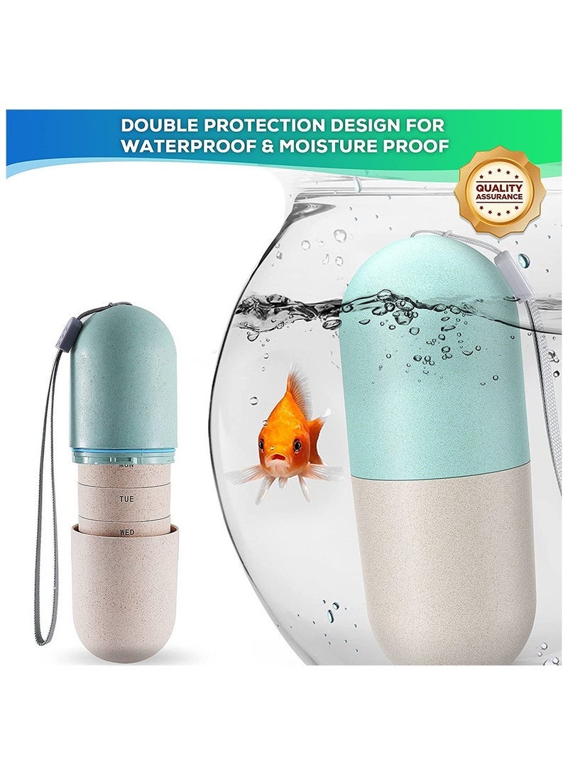 general Weekly Medicine Box Packaging Box Portable Waterproof 7-day Medicine Box Travel Sealed Waterproof - Image 2