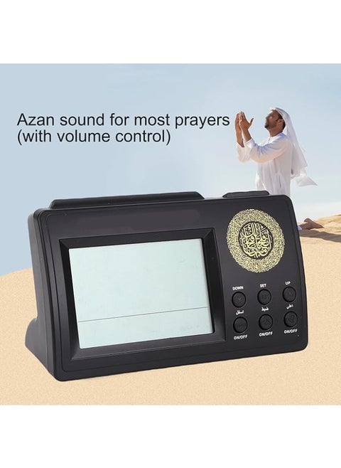 Muslim ClockPrayer Alarm Table Clock，USB Digital Islamic Azan Alarm Table Clock with Accurate Alarm, Clear Display, Muslim Prayer Table Alarm Clock for Home, Office and Daily Use, for All Prayers