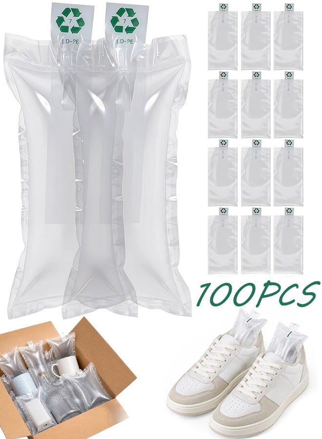 100 Pcs Inflatable Air Cushion Pillow Bags 10×20 cm,Shockproof Air Bubble Fill Packaging Bags,Void Fill Protective Wrap for Shipping Mailing Storage Fragile Goods commerce Logistics Packaging Use - Image 1