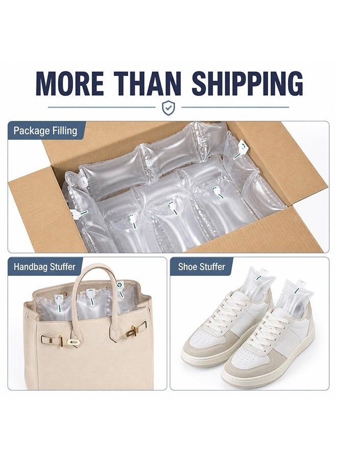 100 Pcs Inflatable Air Cushion Pillow Bags 10×20 cm,Shockproof Air Bubble Fill Packaging Bags,Void Fill Protective Wrap for Shipping Mailing Storage Fragile Goods commerce Logistics Packaging Use - Image 4