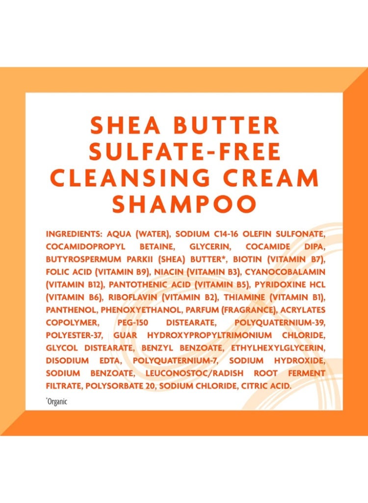 Cantu Shea Butter Sulfate-Free Shampoo, Hydrating Conditioner & Deep Treatment Masque Set – Moisture Care Trio for Natural Hair - Image 4