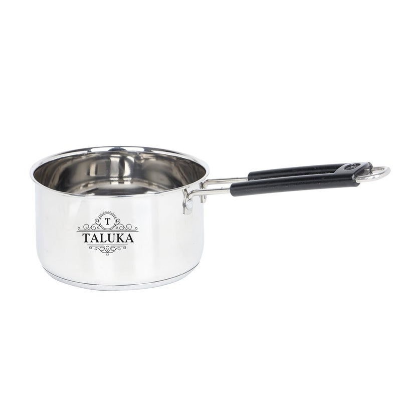 Taluka Stainless Steel Induction Base Saucepan 2 Litre 14 X 7 X 45 Silver - Image 1