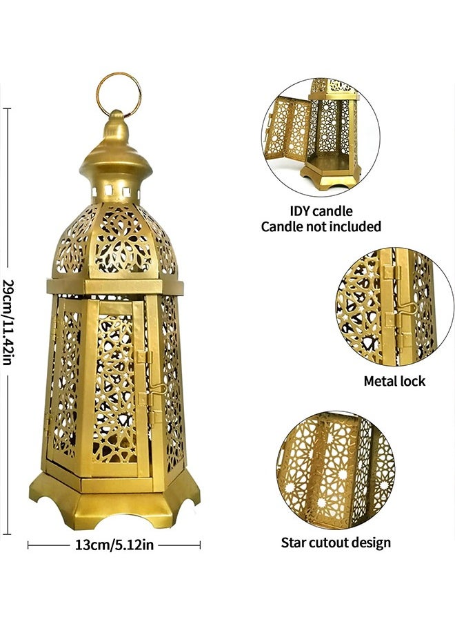 Yoawllty Ramadan Candle Holder, Ramadan Lantern, Ramadan Decorations for Home Table Centerpieces Decor  - Image 4