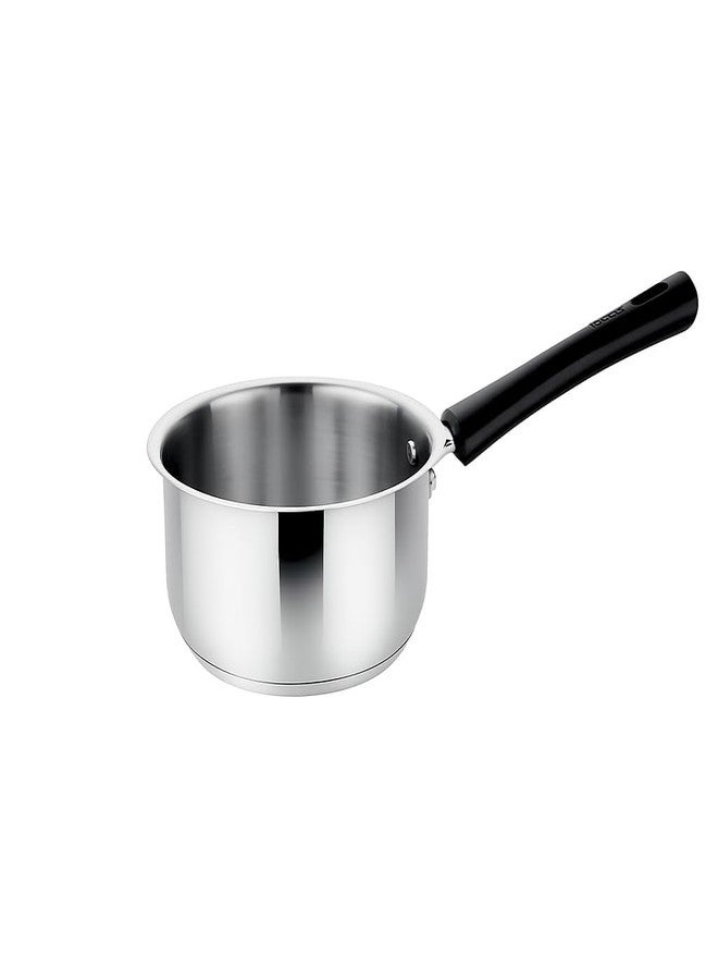 Crega Stainless Steel Induction Cookware, Heavy Duty Milk Boiling Pot, Tea Maker Stainless Steel, Triply Sauce Pot, Chai Boiler, Small Cooking Vessel & Multi-Purpose Kitchen Utensil - Image 1