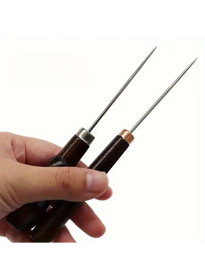 Model B Premium Steel Awl Needle Multi Purpose Sewing Leather Craft And Shoe Repair Tool - Image 3