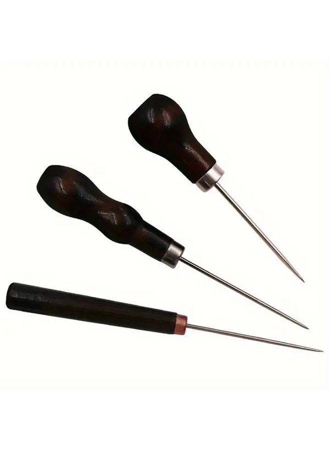 Model B Premium Steel Awl Needle Multi Purpose Sewing Leather Craft And Shoe Repair Tool - Image 2