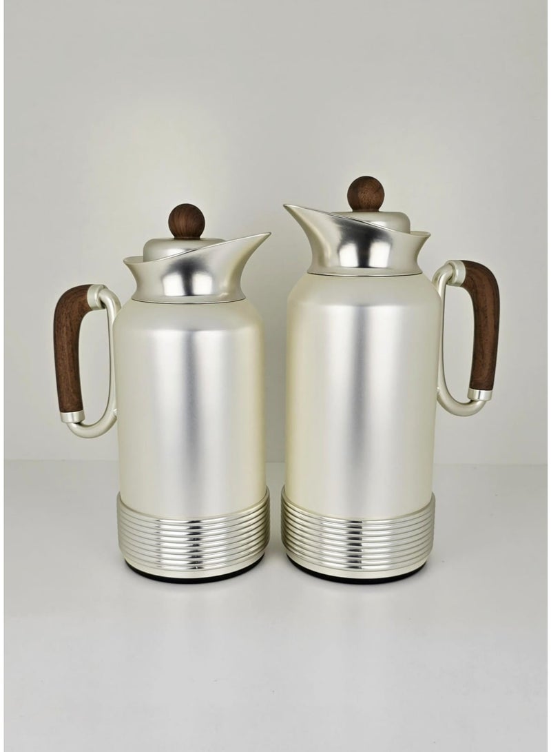 رادین طقم تقديم شاي وقهوة مكون من 22 قطعة، مجموعة كاملة للمنزل والمكتب وهدايا الزفاف - Image 3