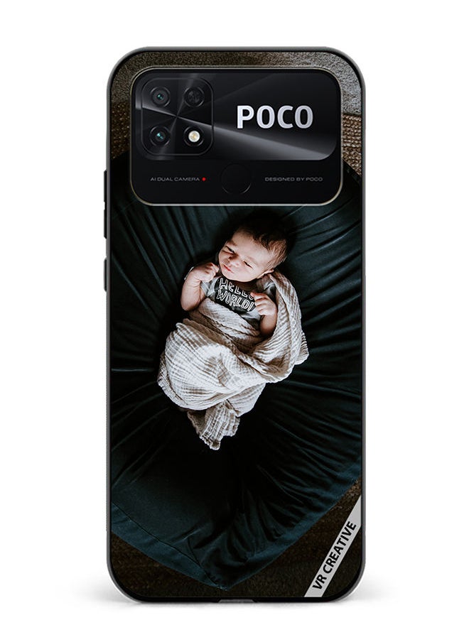 VR CREATIVE Protective Case Cover For Xiaomi Poco C40 Baby Nap Design Multicolour  - Image 1