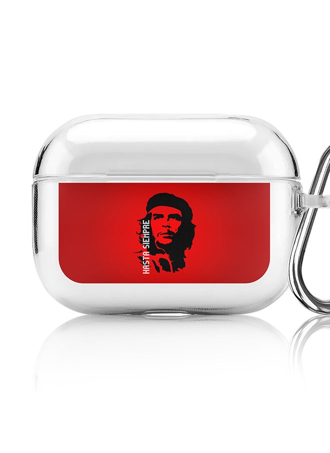 Stylizedd Classic Clear printed Case for Apple AirPods Pro 2nd Generation Thin Transparent Cover [Designed for Apple AirPods Pro 2nd Generation] - Hasta Sempre  - Image 1