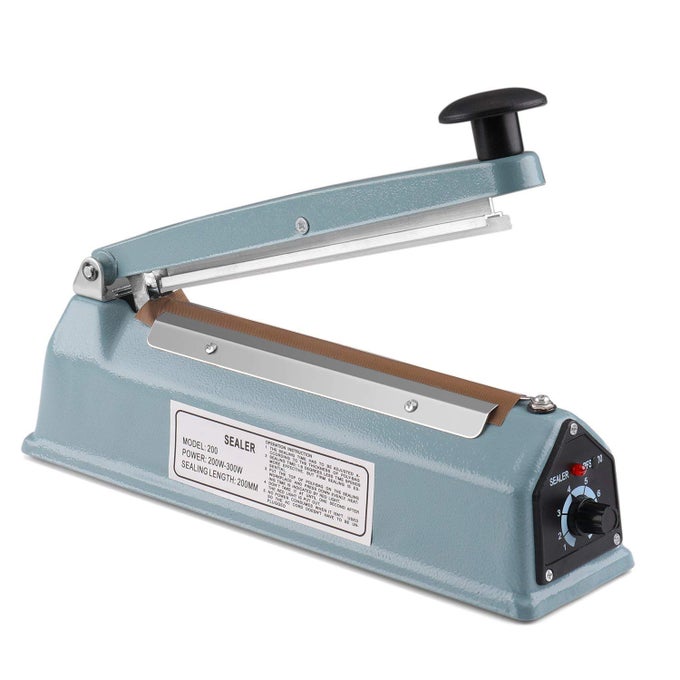 HEAT SEALING MACHINE HANDHELD TABLE TOP IMPULSE VACUUM SEALER200 MM 3175 X 762 X 1473 CM SILVER
