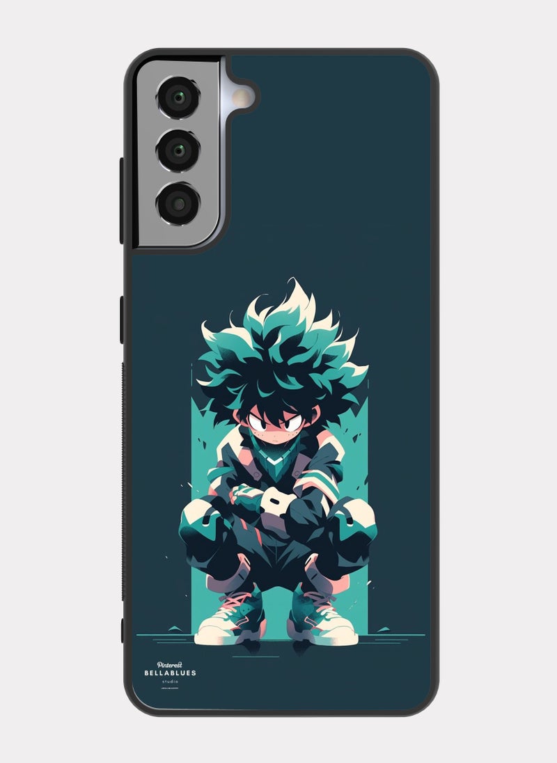 PXLAAT Samsung Galaxy S21 Plus case cover My Hero Academia Izuku Midoriya - Image 1